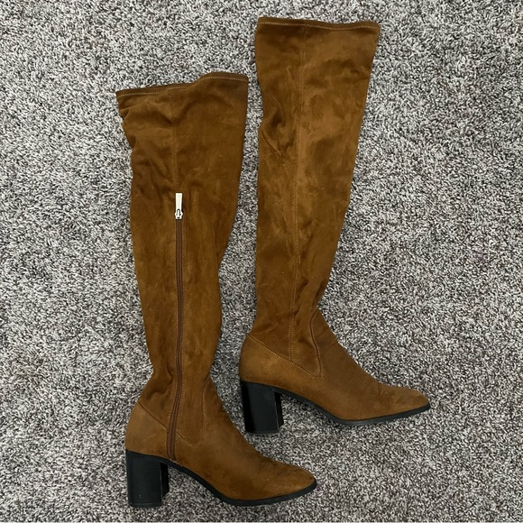 Zara, Over the Knee, Brown Boot. Size 6.5 - Picture 1 of 2